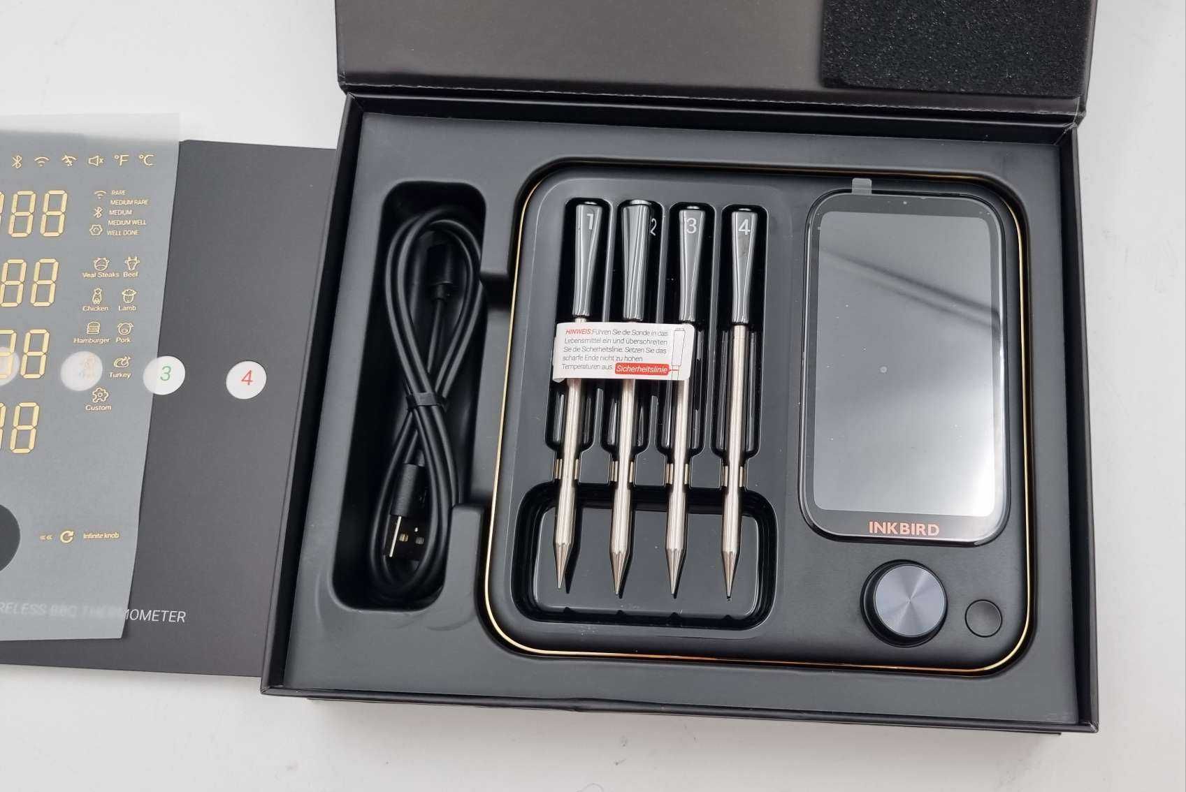 Termometr Elektroniczny z Sondą INKBIRD INT-14-BW