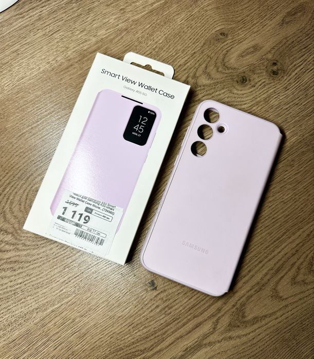 Чехол для Самсунг А55 5G Оригинал! Фиолетовый! Samsung!