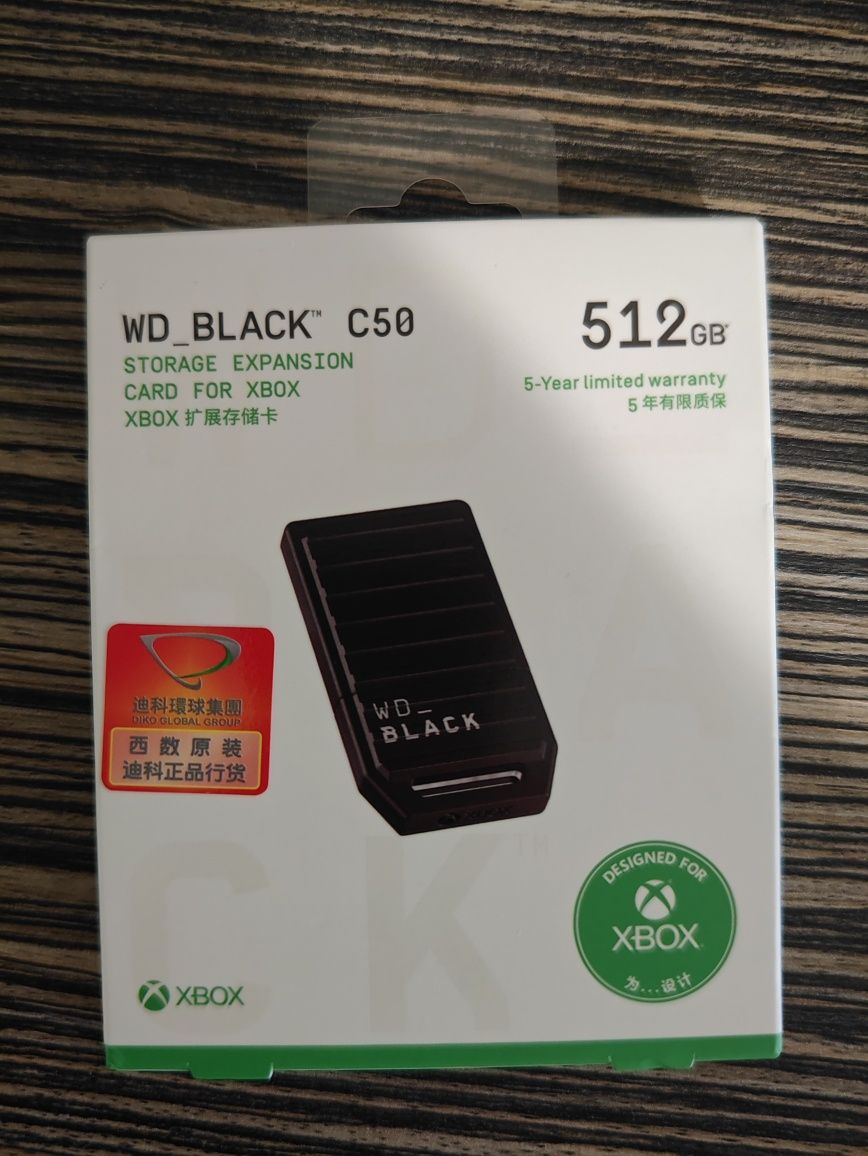 SSD Xbox Western Digital WD Black C50 Series s/x expansion Card карта