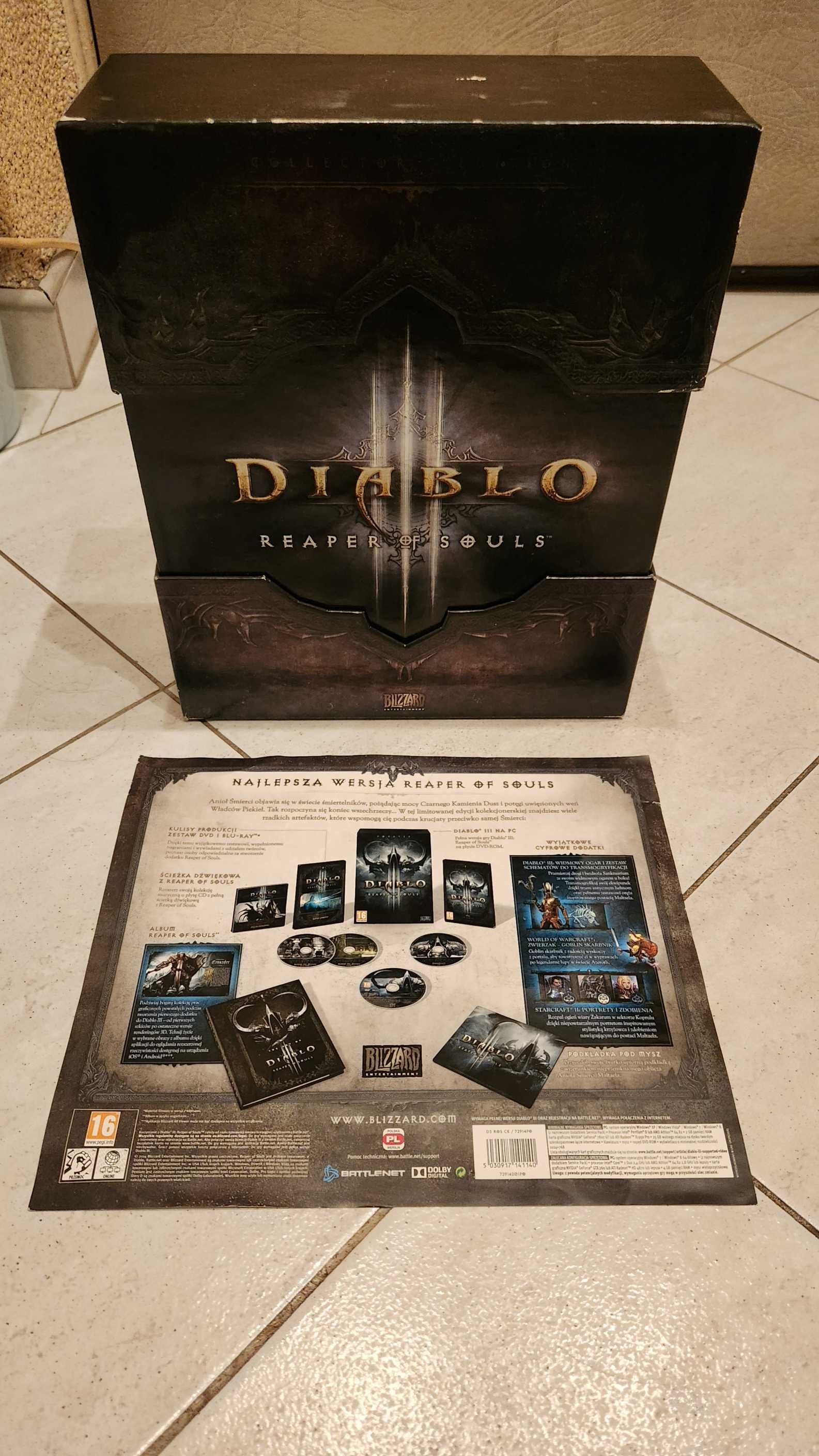 Edycje Kolekcjonerskie Diablo III i Starcraft II