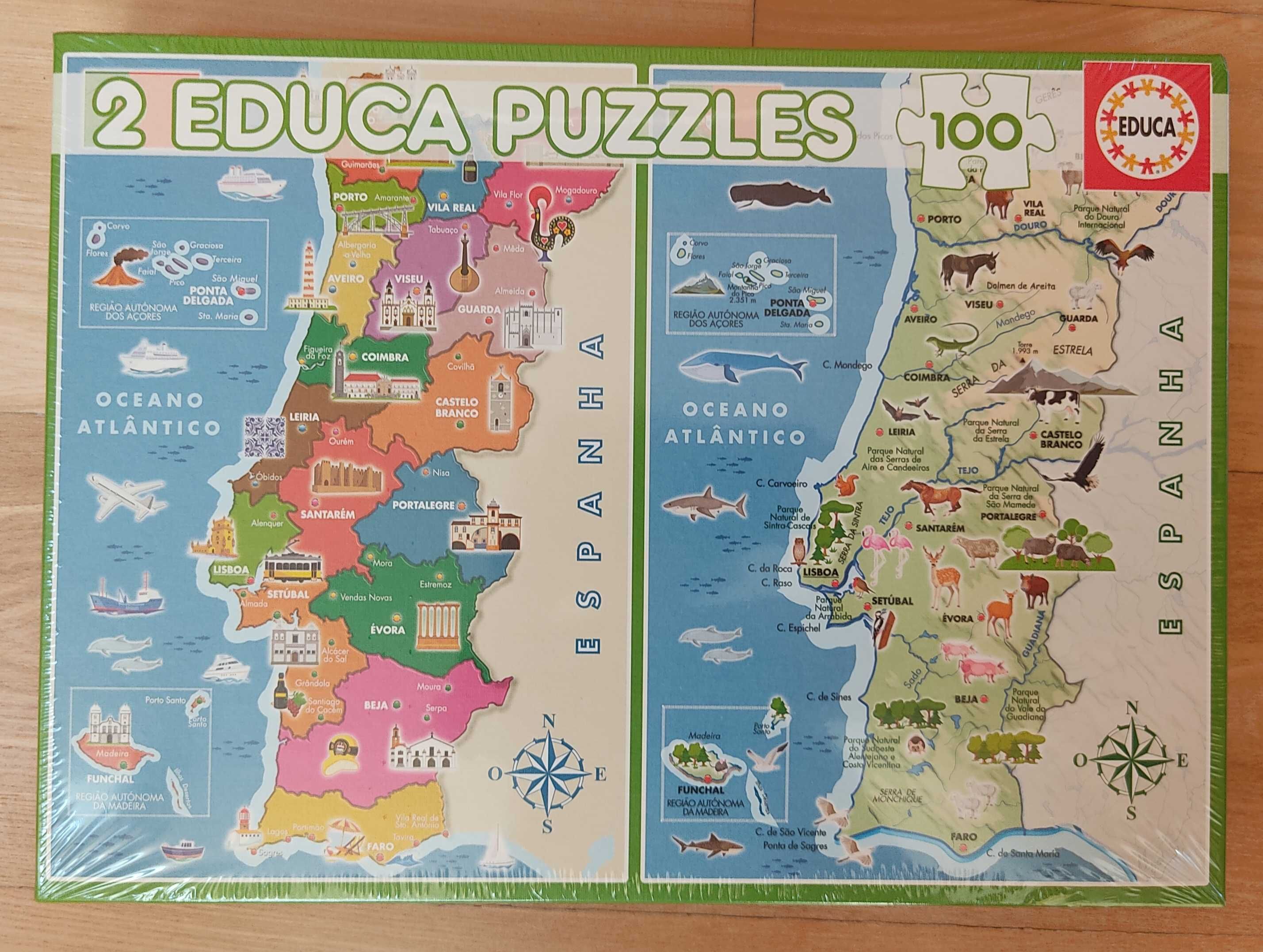Puzzle Educa Mapa de Portugal