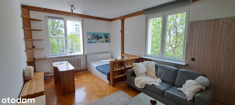 kawalerka w otoczeniu zieleni, blisko plaży i PKP/SKM
