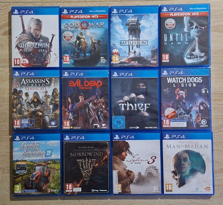 Gry ps4 ps5 fat slim pro gta nfs mafia Fifa ufc NHL ghost last of us
