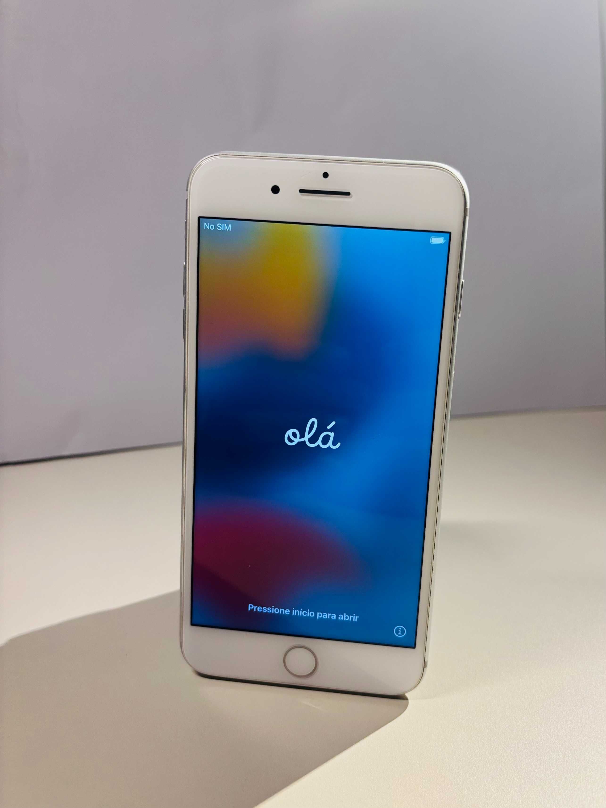 Iphone 7 Plus Silver usado Bom Estado