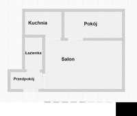 Mieszkanie 2 pokoje 36.6mkw Sienkiewicza Rzeszów