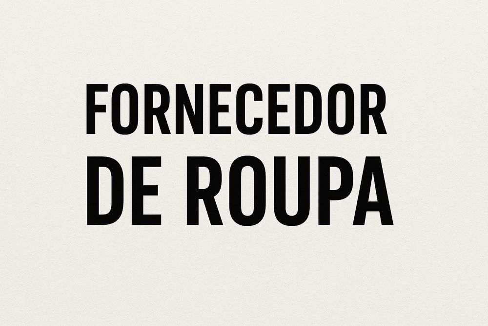 Fornecedor de roupa