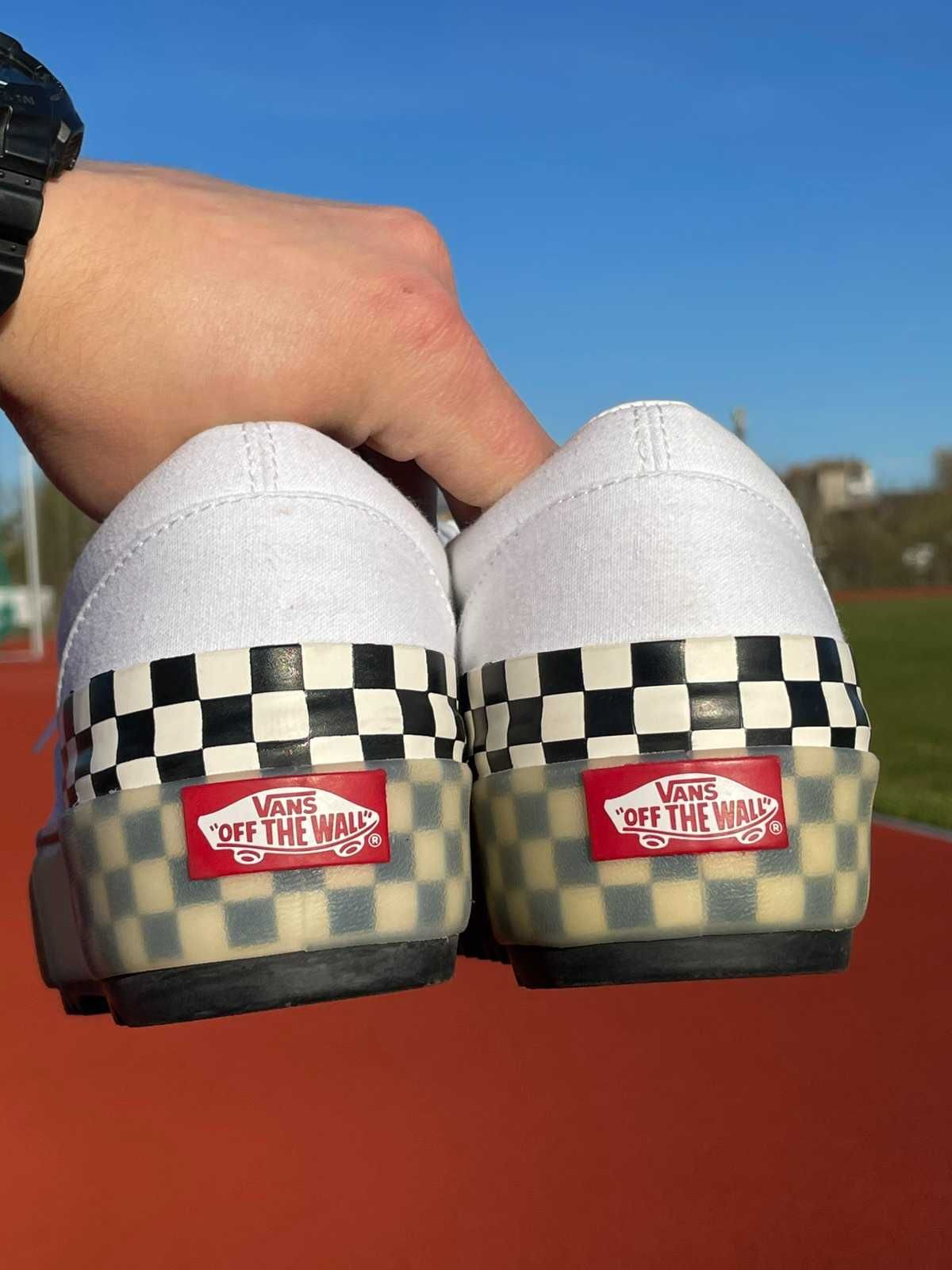 New! Кеды Vans Era Stacked White Checkerboard 42.5 VN0A4BTOTDC Вансы