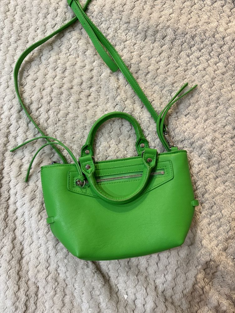 zielona torebka na ramię H&M