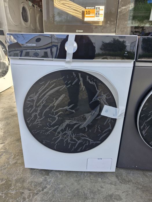 Máquina de lavar roupa elecsan 8kg branca