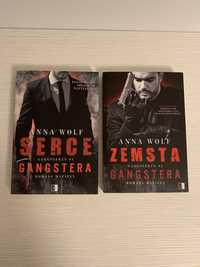 2 książki Serce Gangstera i Zemsta Gangstera Anna Wolf