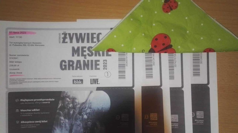 2 bilety na Męskie Granie 2023: Warszawa - PĄTEK 7.07.2023