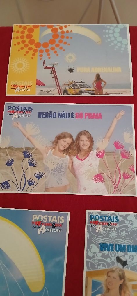 Postais Morangos com Açúcar
