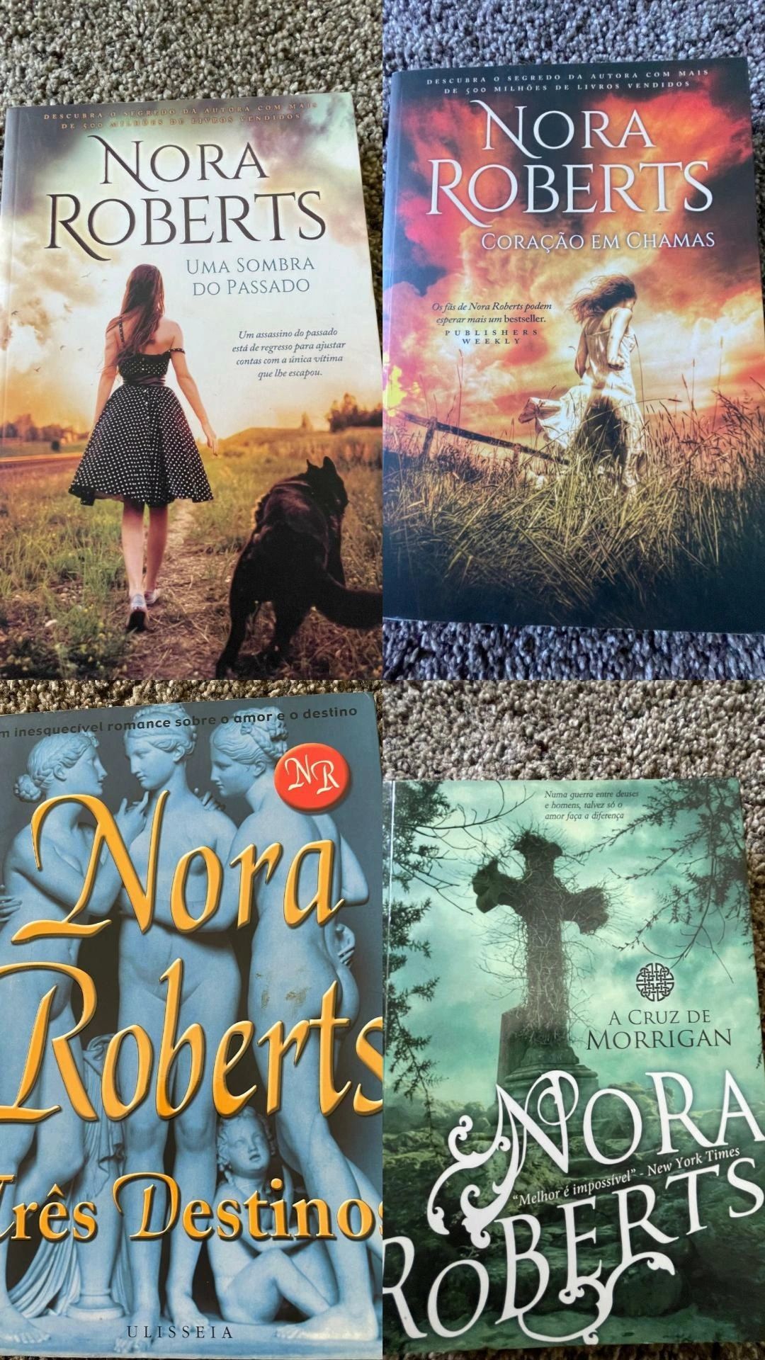 Livros coleção Nora Roberts