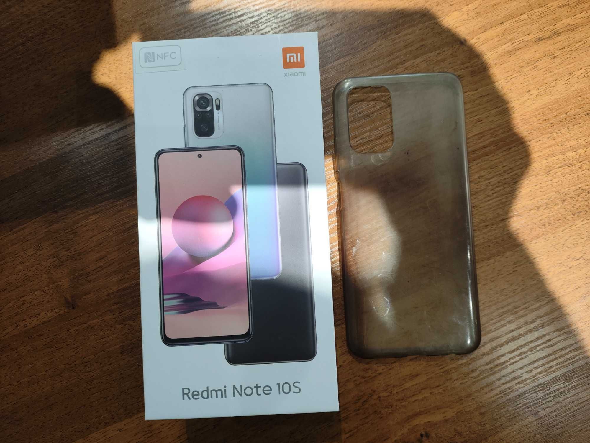 Силіконовий чохол для Xiaomi Redmi Note 10S прозорий!