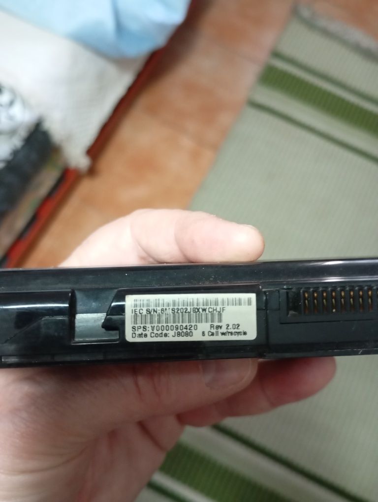 25€ Bateria original de portátil TOSHIBA entrego em rio tinto