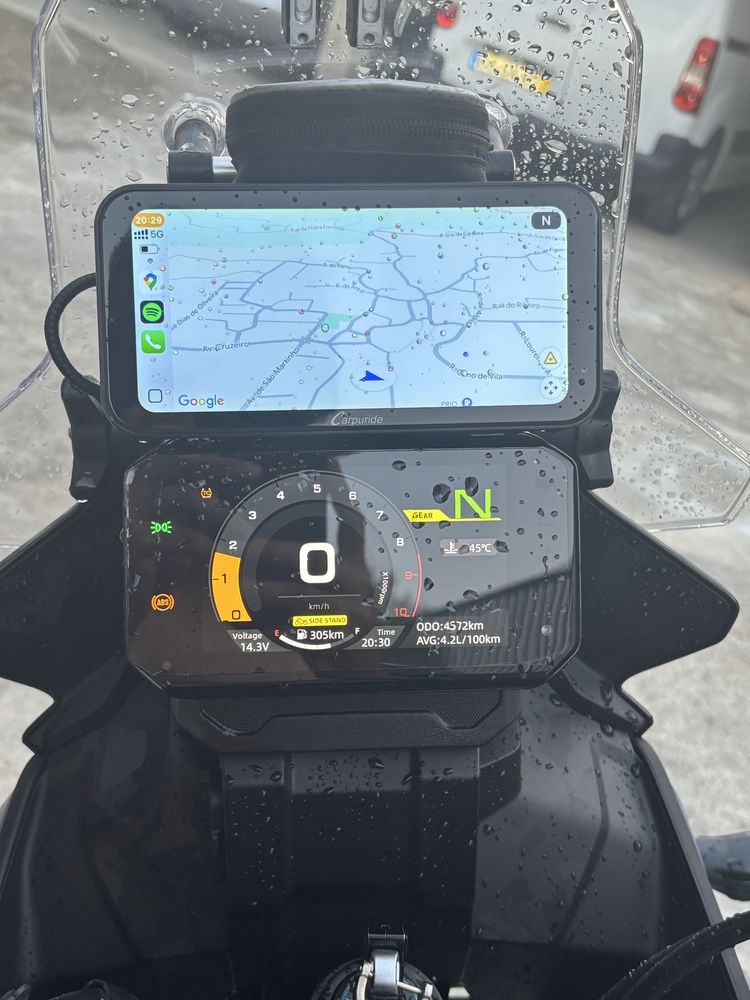 Cfmoto 450mt com malas em aluminio