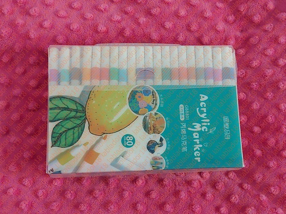 Markery akrylowe 80 szt.