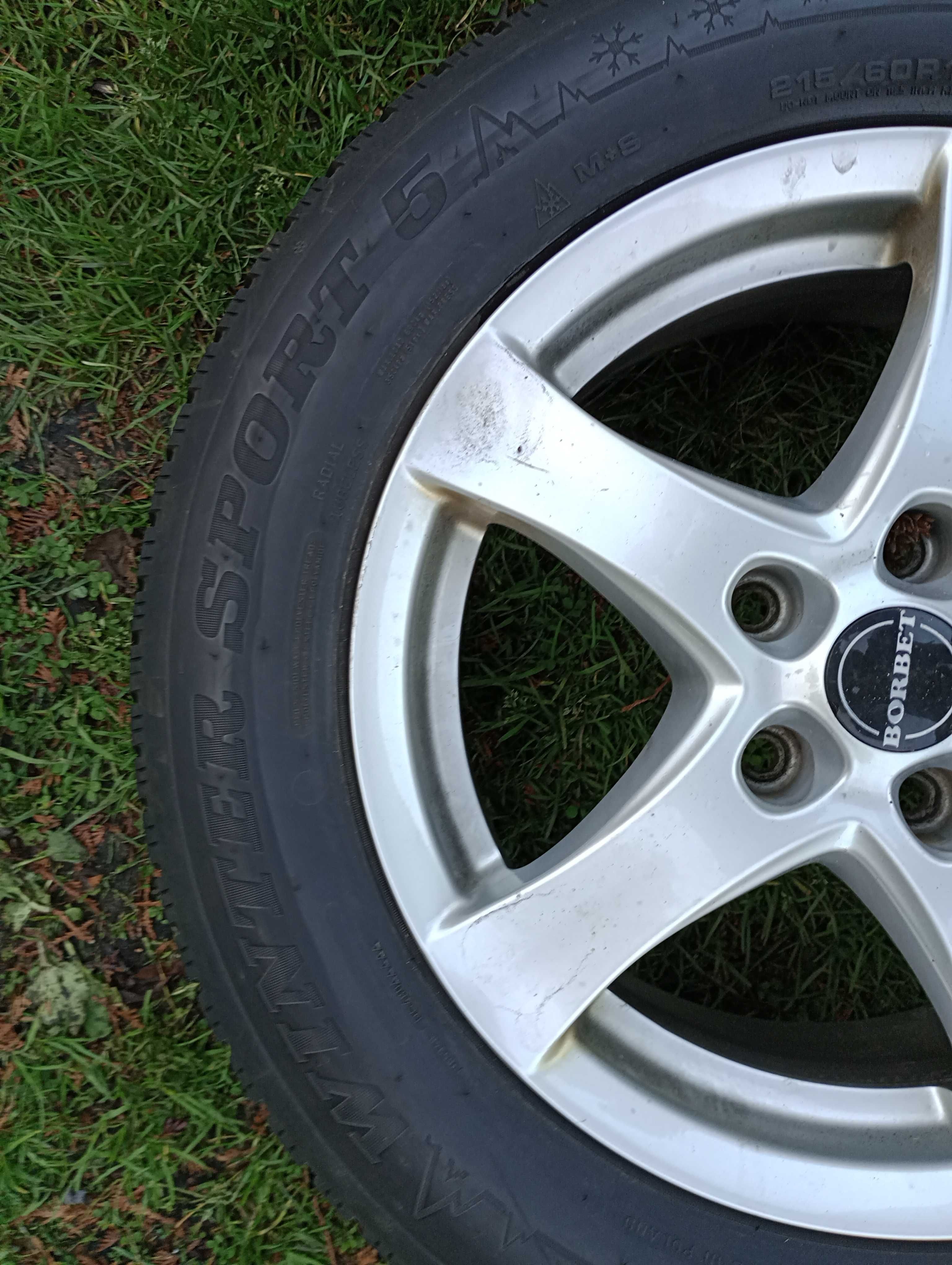 Opony zimowe 215x60 R16 DUNLOP zima 215/60/16 - komplet 4 sztuki