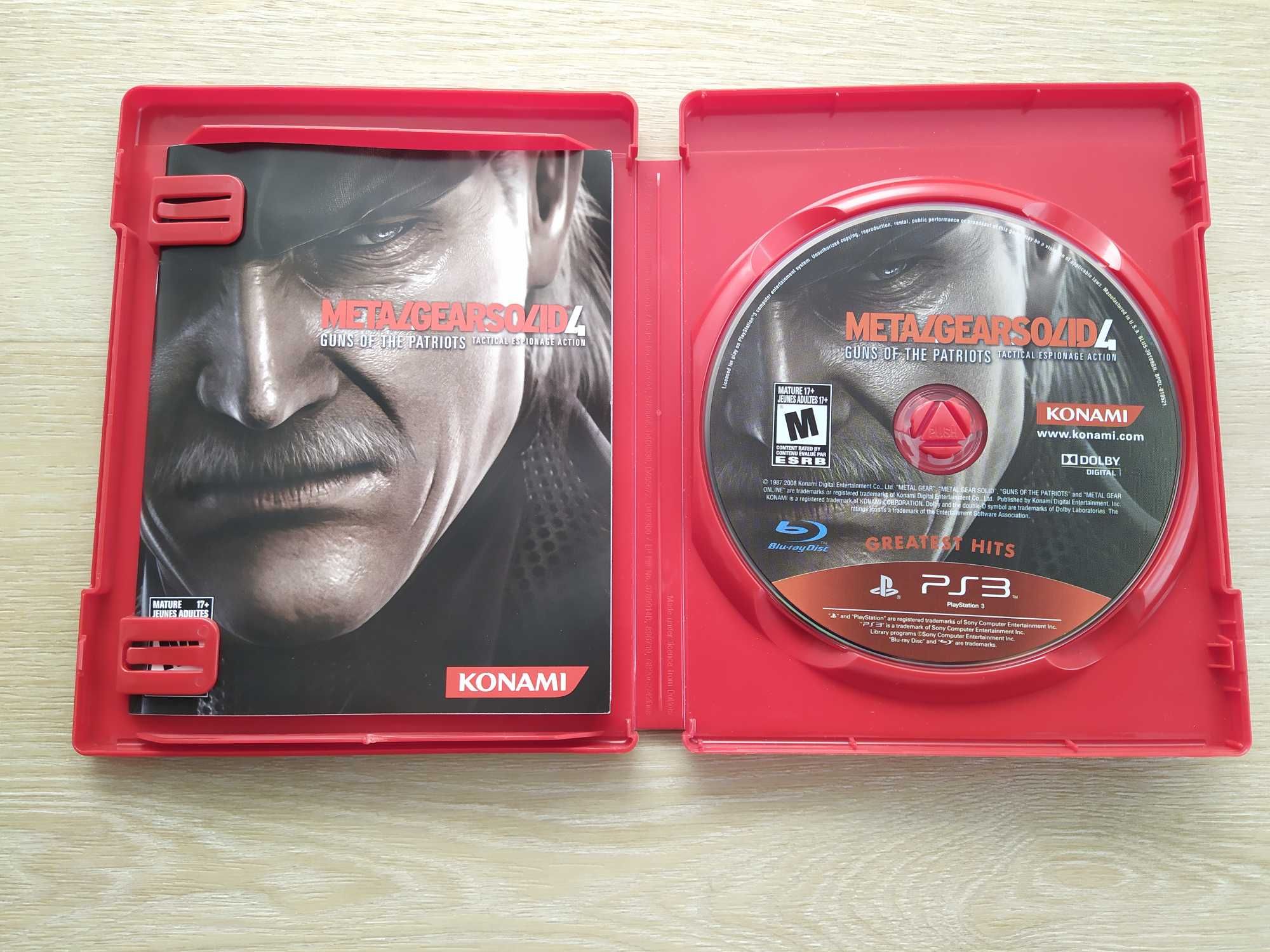 Metal Gear Solid 4: Guns of the Patriots [PS3] - WYDANIE GREATEST HITS