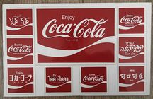 Kolekcjonerska pocztówka naklejka - PRL Coca-Cola