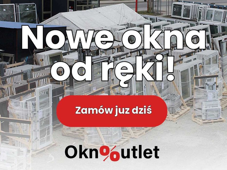Okno PCV  120x120 ANTRACYT BIEL ZŁOTY DĄB Od ręki!