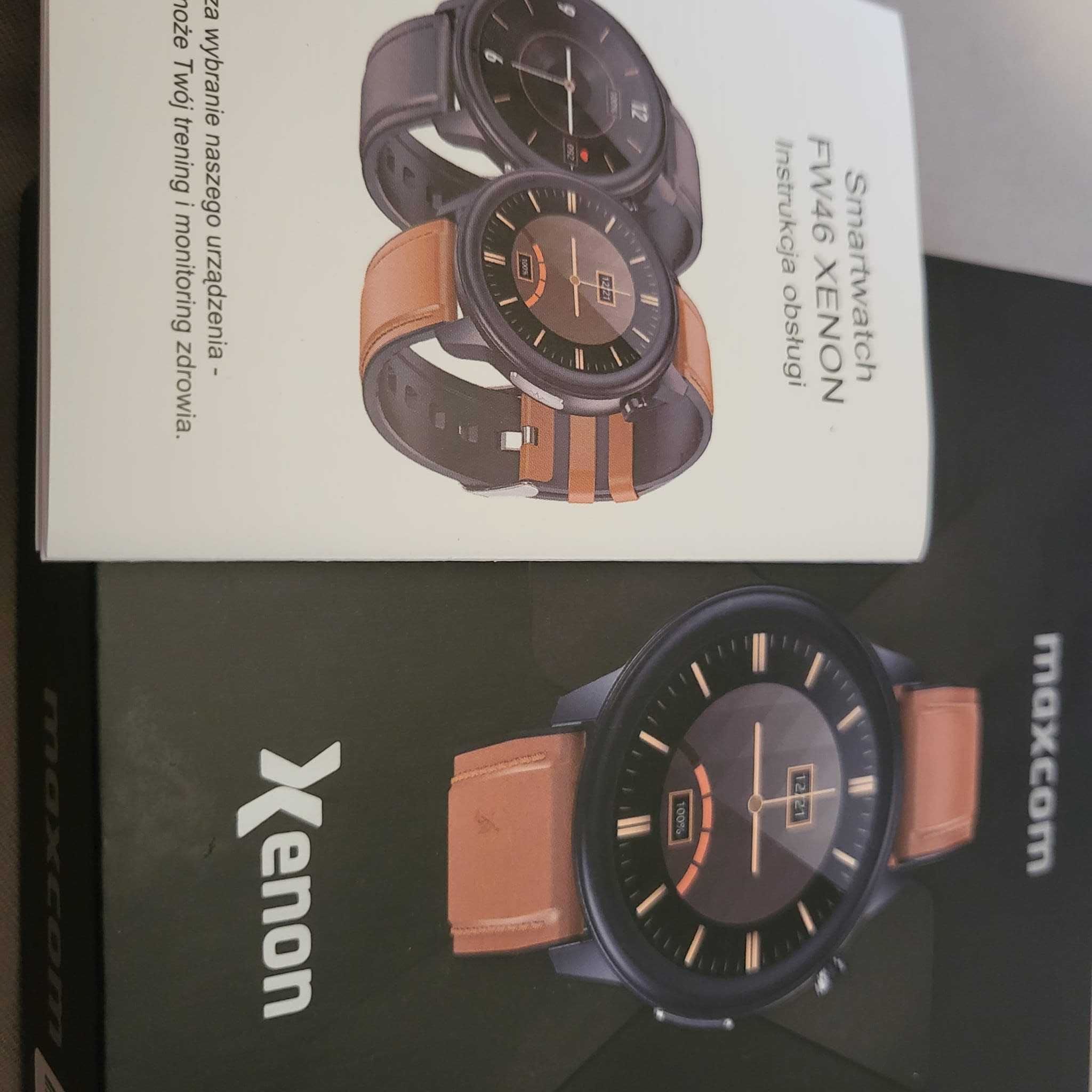 Multifunkcyjny zegarek, Smartwatch, MAXCOM FW46 Xenon. Nowy! Prezent!