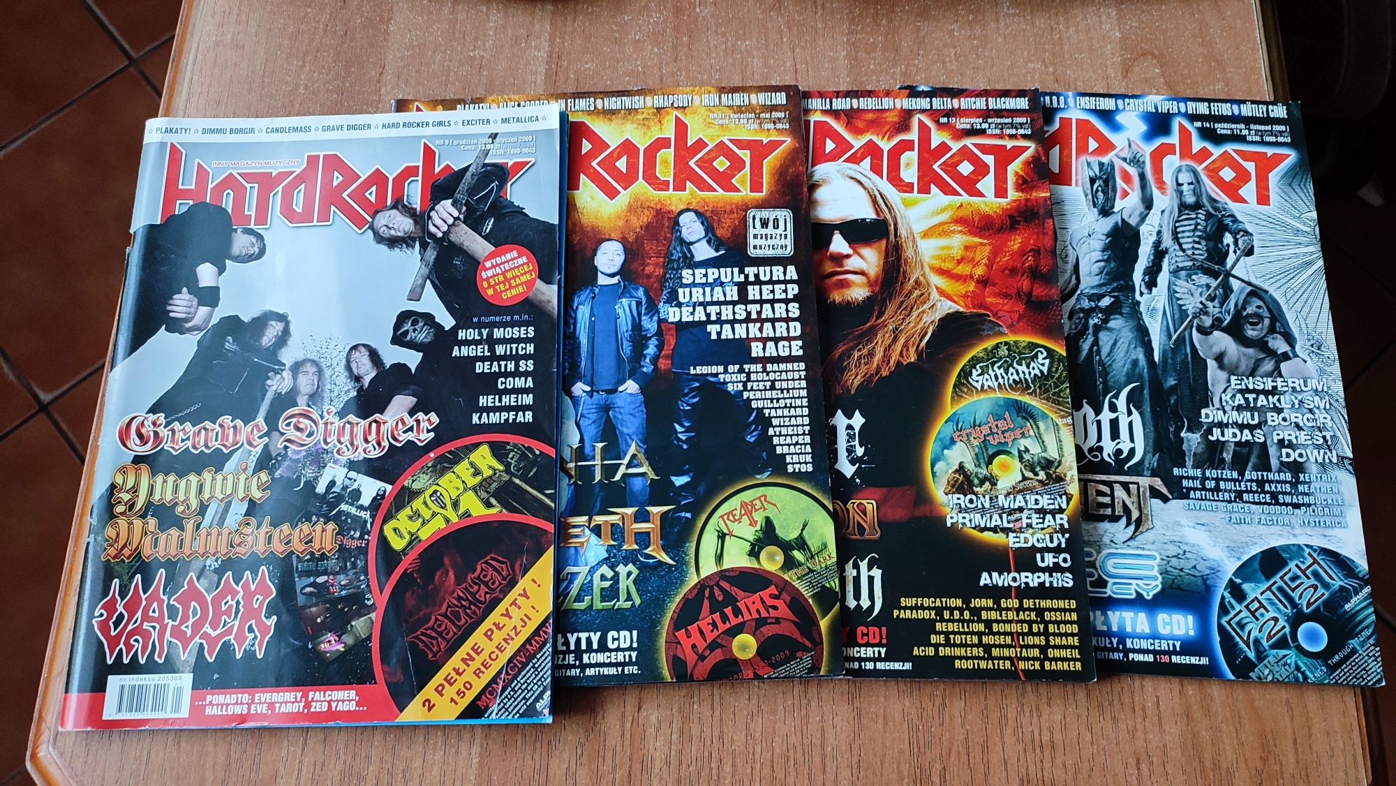 Magazyn muzyczny Hard Rocker 4 egzemplarze
