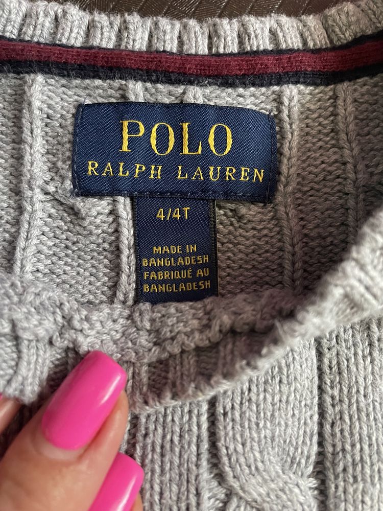 Светрик джемпер Polo Ralph Lauren оригінал на 4 роки