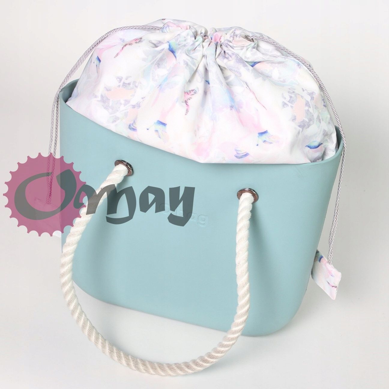 organizer OBAG STANDARD WOREK pastelowy 2 kieszenie komin OMAY