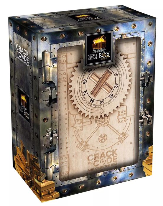 Łamigłówka Escape Box Safe Secret poziom 3/4. EUREKA 3D