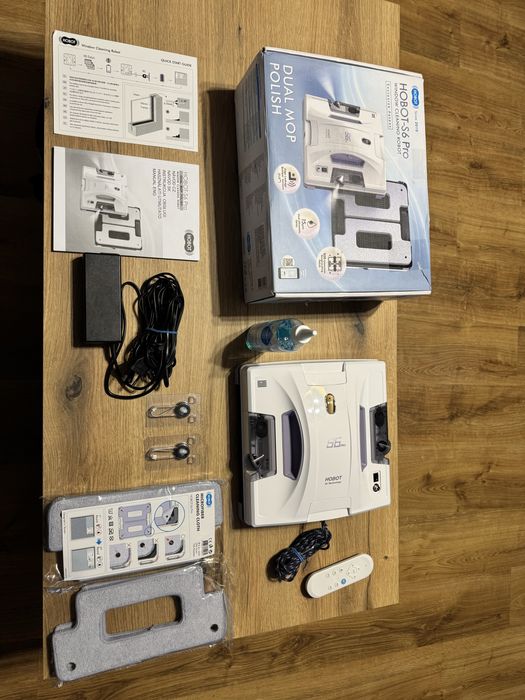 Robot myjący okna HOBOT-S6 Pro jak nowy plus gratisy