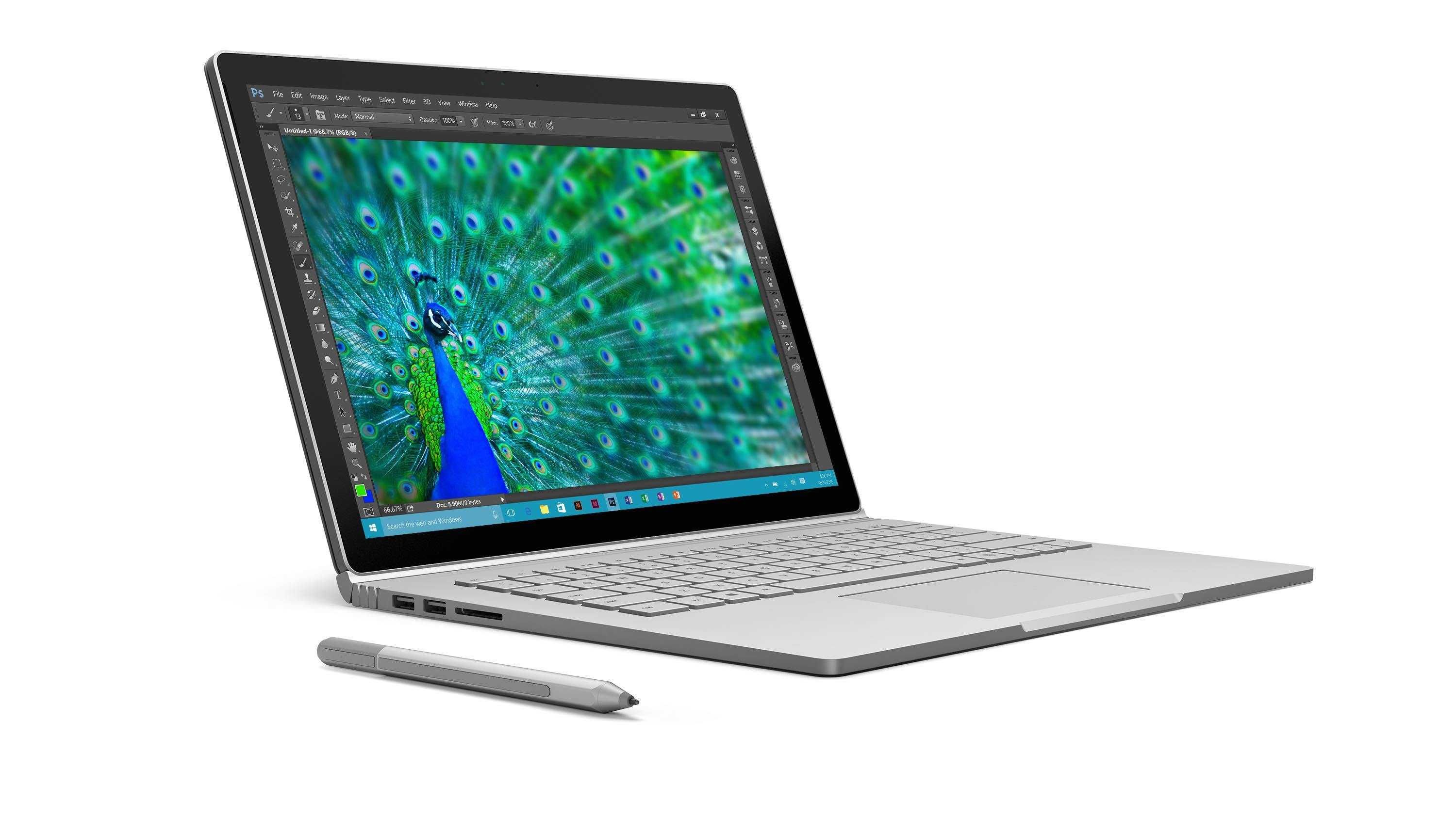 Surface Book 13.5 Мощный Ноутбук с Mini DisplayPort i7,16Gb,512gb SSD