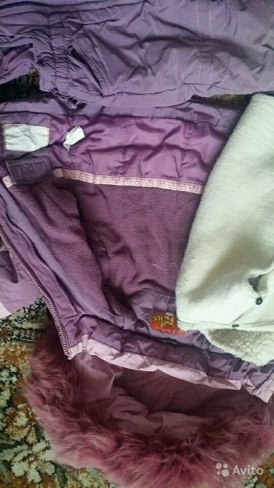 зимний комбинезон на 1-3 года.