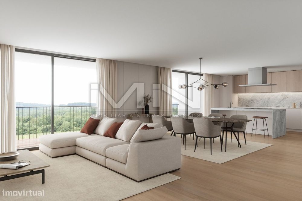 Apartamento T3 c/ piscina - Centro de Paços