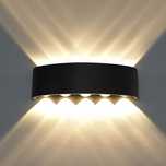 Nowoczesna lampa ścienna LED wodoodporna aluminiowa