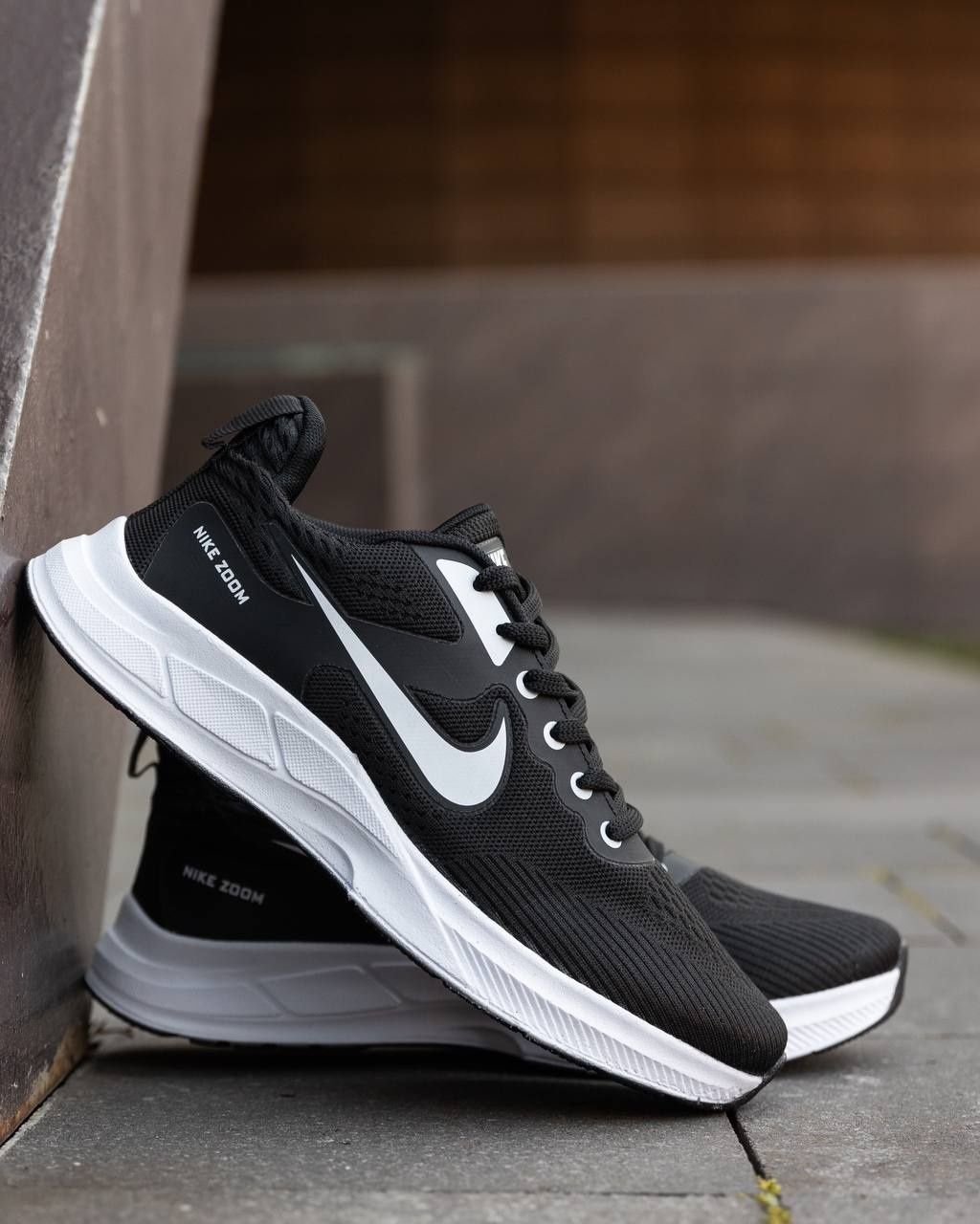 Nike Zoom Black White  , Nike Zoom Black , Nike Zoom , кросівки Найк