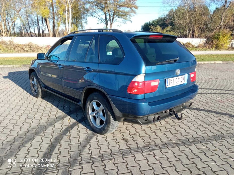 BMW X5 4,4 V8 M62 Benzyna 286KM Hak Zarejestrowany Opłacony 1 wł.