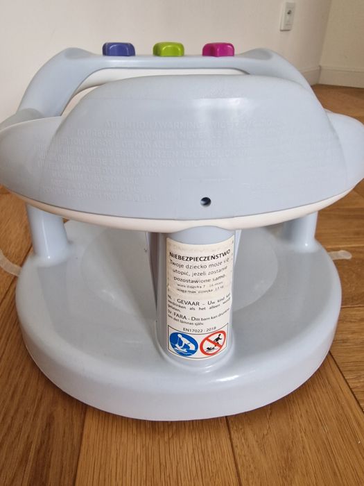 Thermobaby Krzesełko fotelik do kąpieli NIEBIESKIE