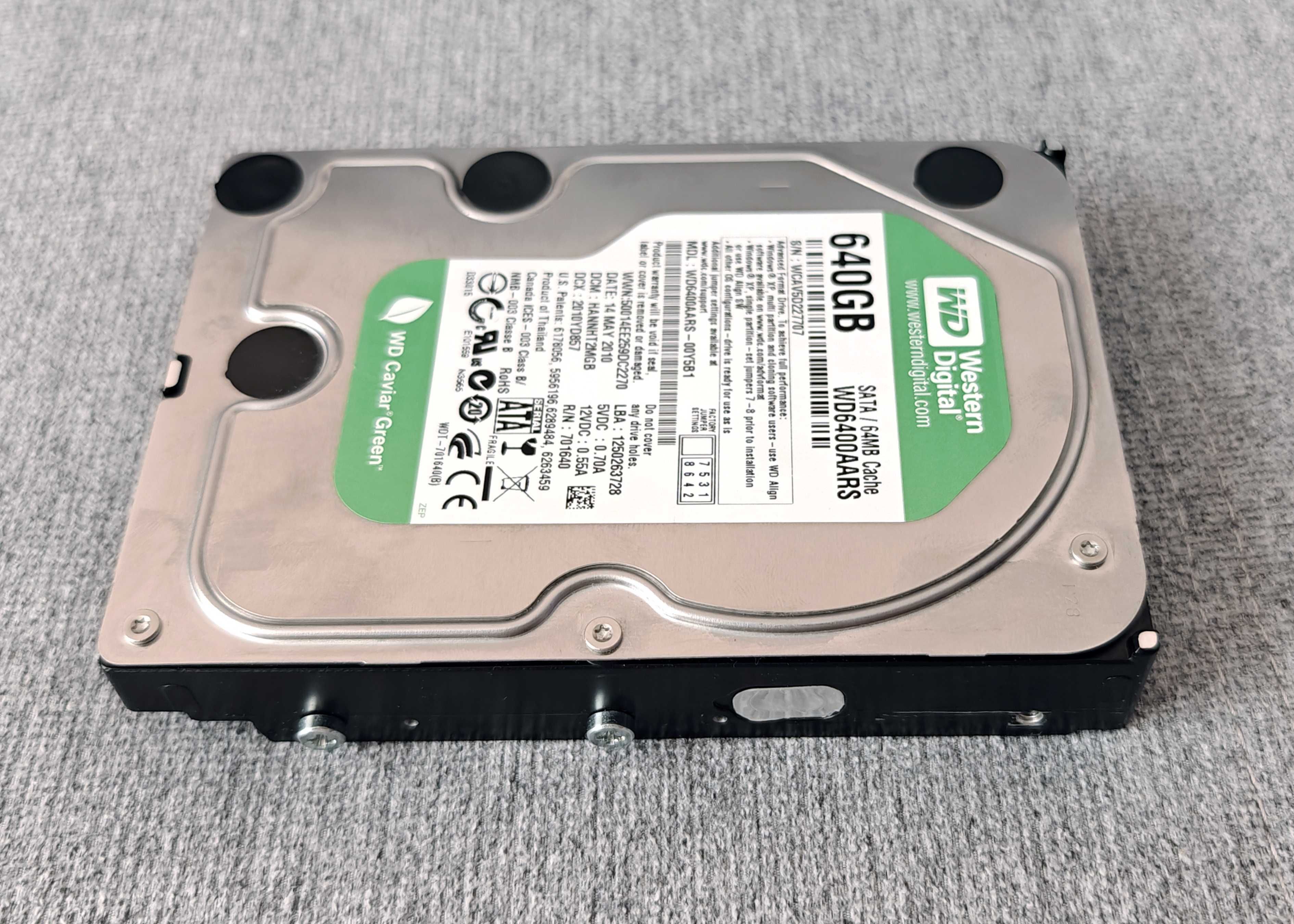 Жорсткий диск Western Digital Caviar Green WD6400AARS 3.5" 640 Gb