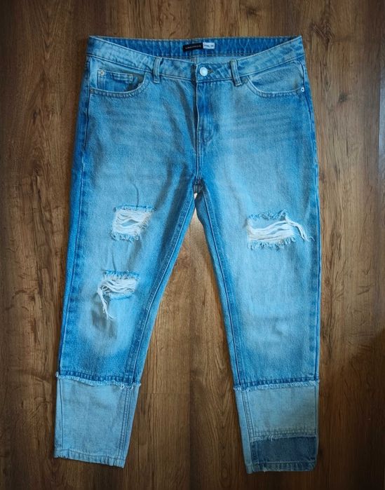 Spodnie jeansowe boyfriend Sinsay