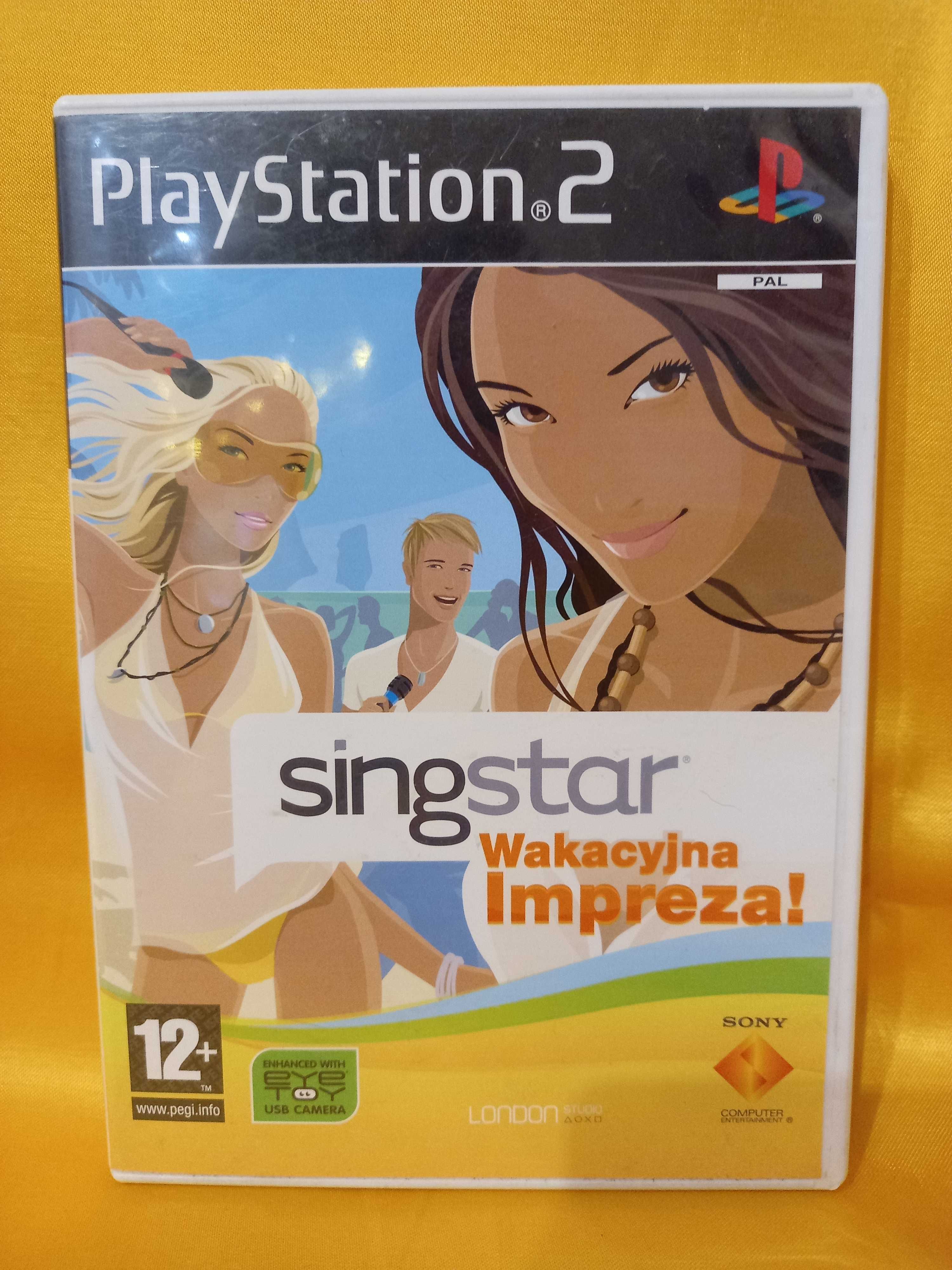 [Polskie wydanie] Gra SingStar Wakacyjna Impreza PS2 PlayStation 2