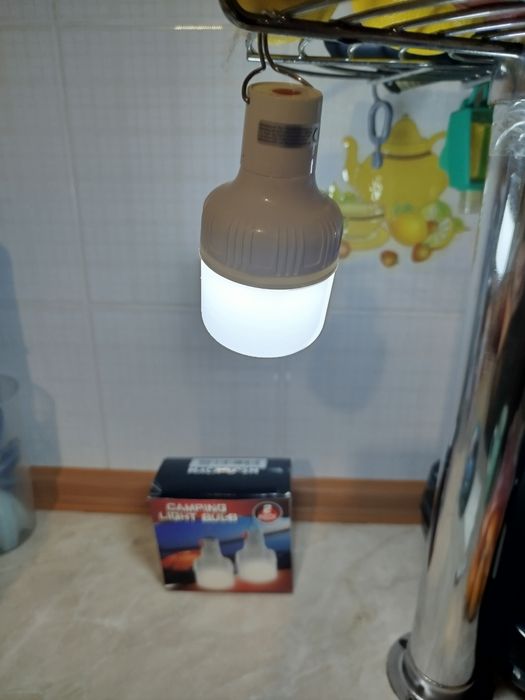 Світлодіодна лампочка з вбудованим акумулятором