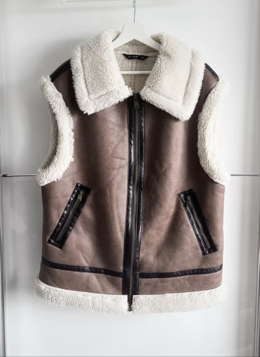 Kamizelka ze sztucznego kozucha bezrekawnik kożuch kożuszek