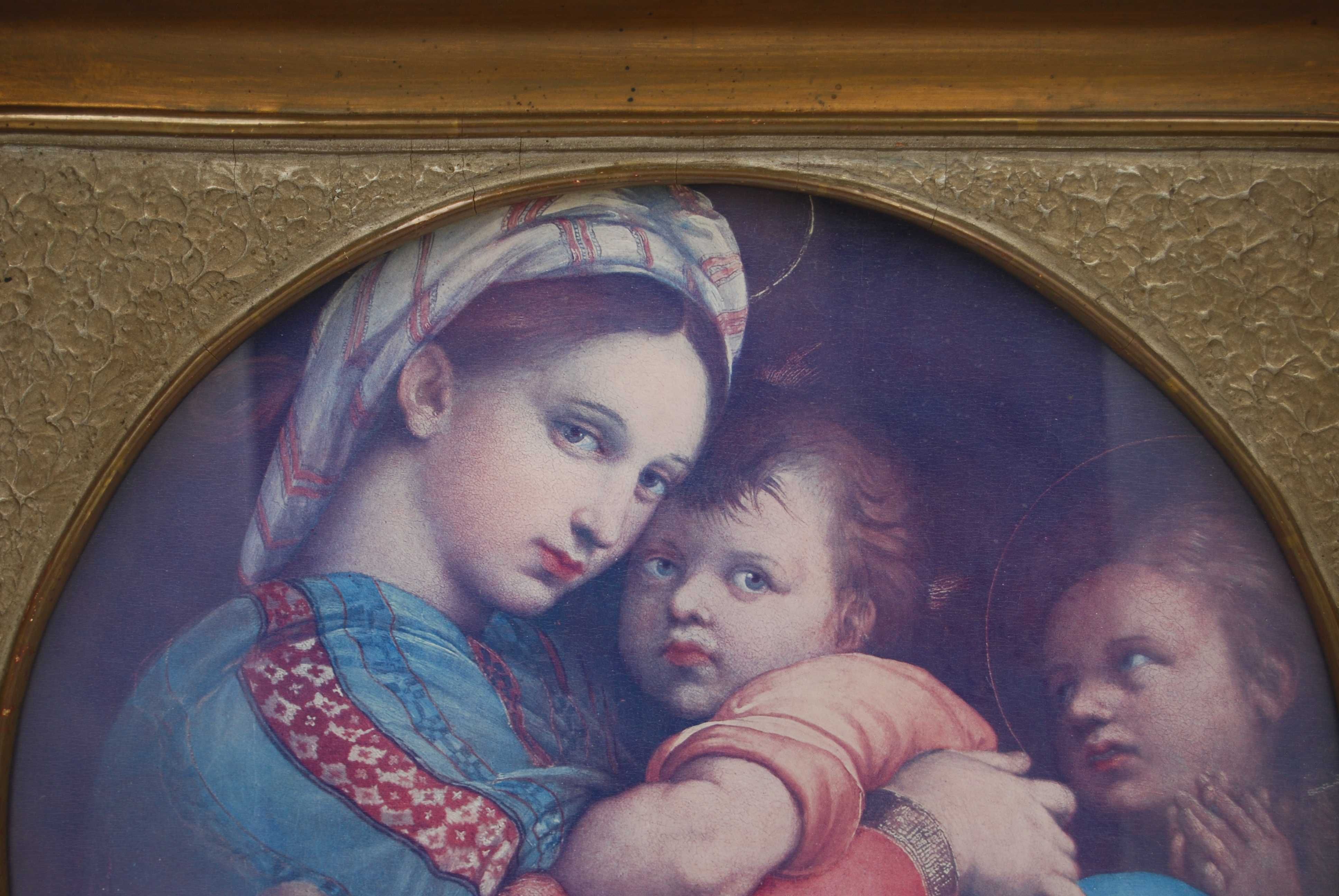 Obraz Madonna della seggiola w ramie