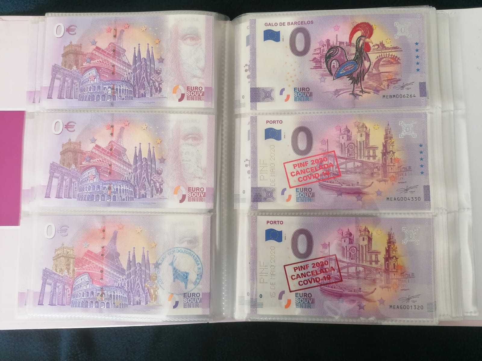 Souvenir Notas "0 euros" Variantes Selos Impressos!