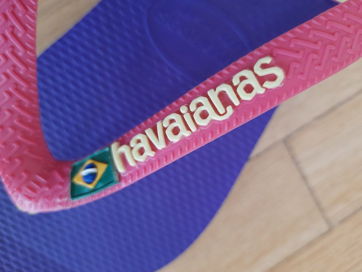 Havaianas фирменные шлепанцы, сланцы, вьетнамки, резиновые р.35-36