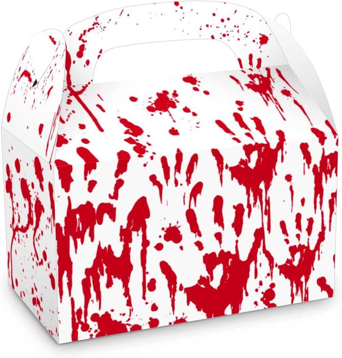 12x Pudełko prezentowe na cukierki Torebki na upominki HALLOWEEN