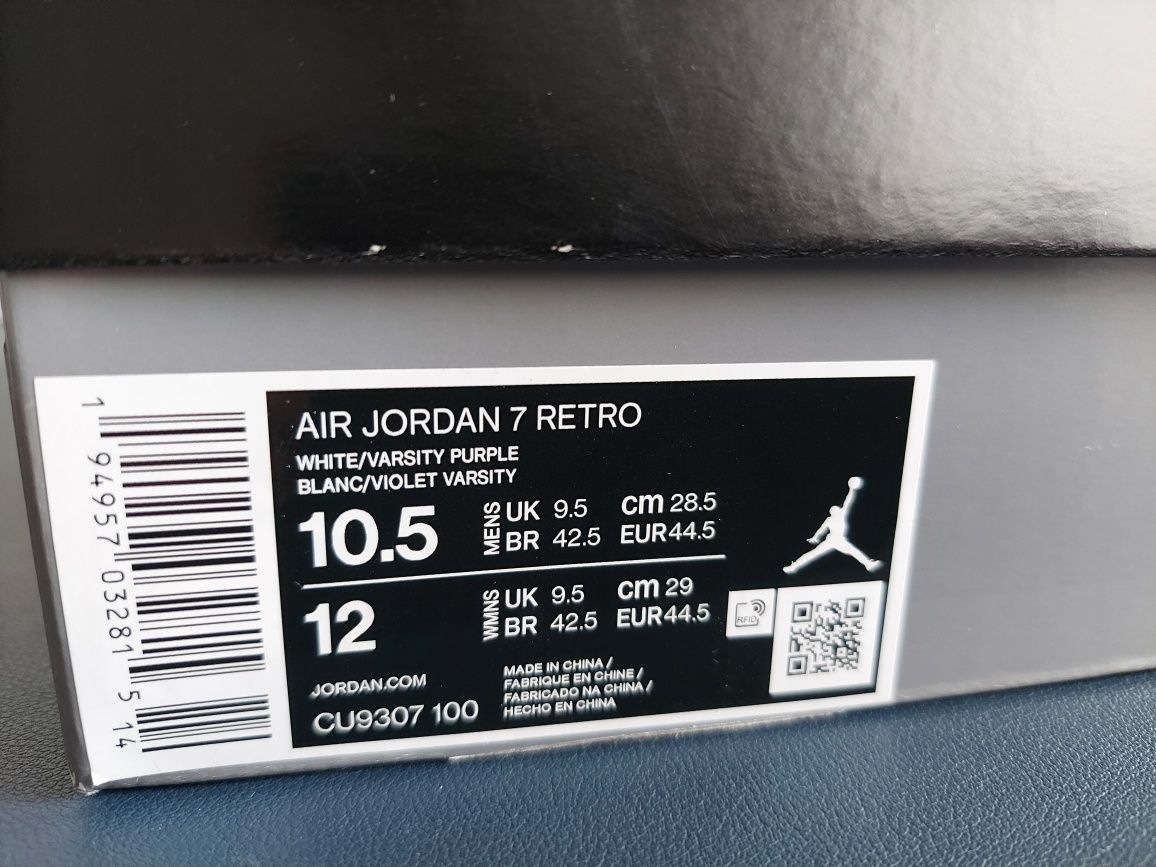 Air Jordan 7 Retro "Flint" (2021) US 10.5