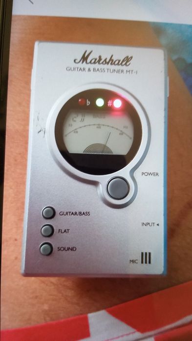 Marshall afinador guitarra