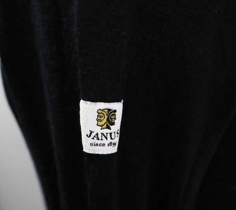 Janus męska koszulka termiczna z golfem rozmiar L wełna merino
